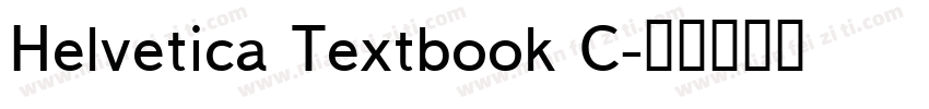 Helvetica Textbook C字体转换
